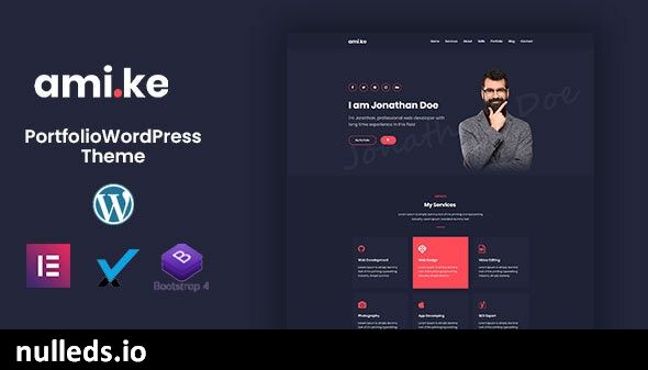 Amike | Personal Portfolio WordPress Theme