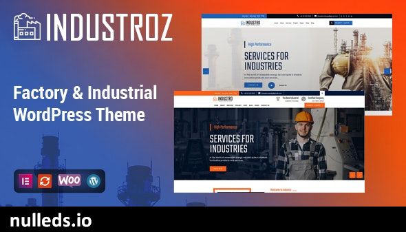 v5.0 Industroz - Factory & Industrial WordPress Theme