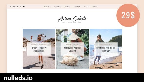 Aileen - A Personal Blog & Shop Theme