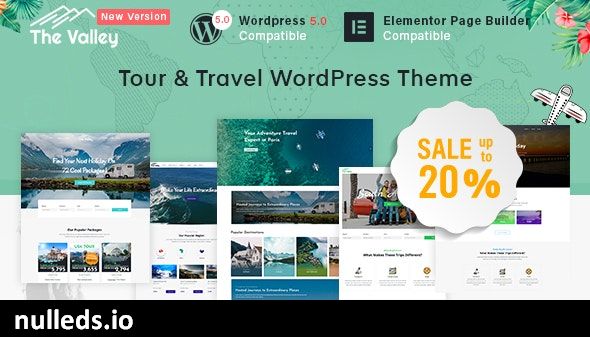 Valley - Tour & Travel Agency WordPress Theme