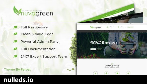 NuvaGreen - Landscape & Gardening WordPress Theme