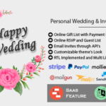 Happy Wedding - Personal Wedding & Invitation CMS