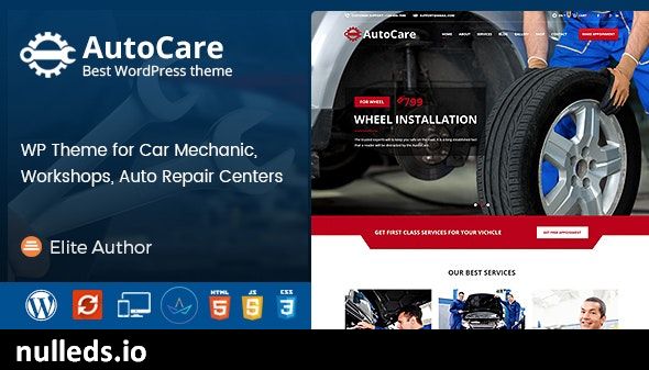 Auto Care - Car Mechanic WordPress Theme