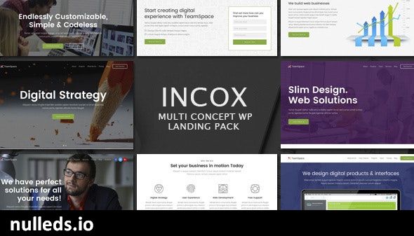 Incox - Multi-Concept Landing Pages WP Theme