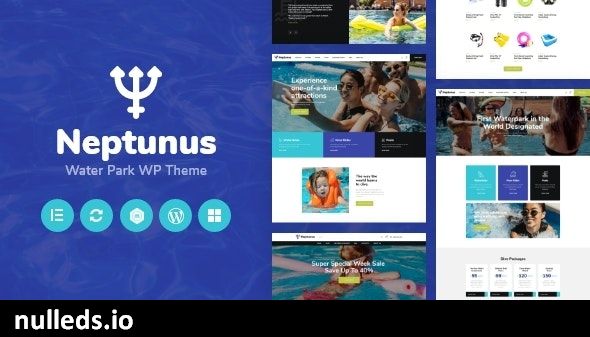 Neptunus - Water & Amusement Park WordPress Theme