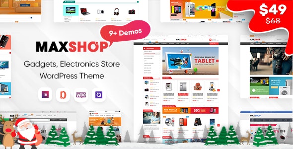 MaxShop - Electronics Store Elementor WooCommerce WordPress Theme (9+ Homepages, 2+ Mobile Layouts)