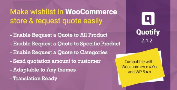 Quotify - WooCommerce Request a Quote