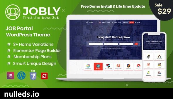 Jobly - Career Builder WordPress Theme