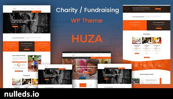 Huza - Charity Responsive WordPress Theme