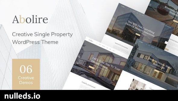 Abolire - Single Property WordPress Theme