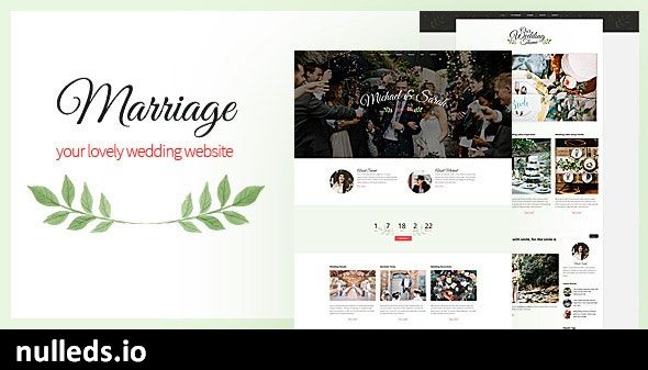 Marriage - Responsive Wedding Wordpress Theme