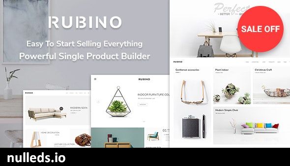 Rubino - Minimal & Creative WooCommerce Theme