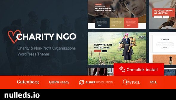 v1.1.5 Charity NGO - Donation & Nonprofit Organization WordPress Theme