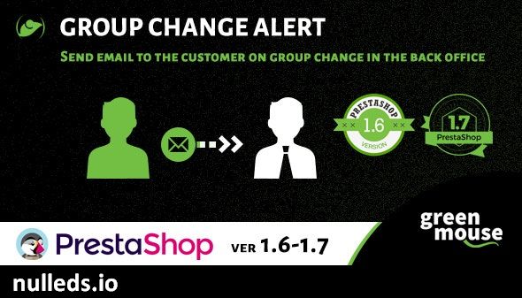 Prestashop Group Change Alert