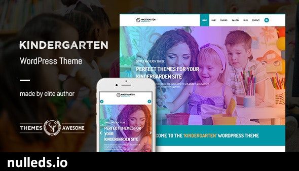 Kindergarten WordPress Theme for Children School