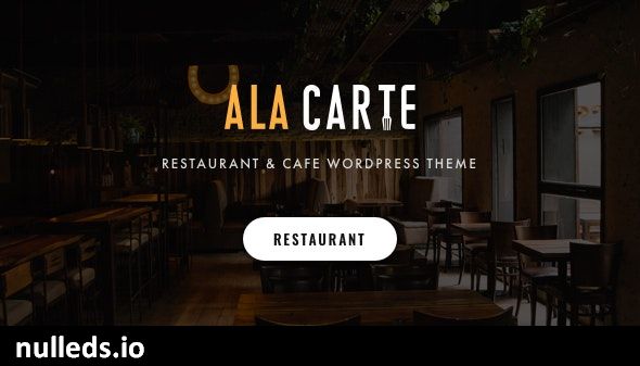 Alacarte - Restaurant & Cafe WordPress Theme