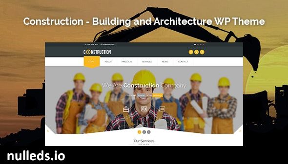 Construction - Building and Architecture WordPress Theme