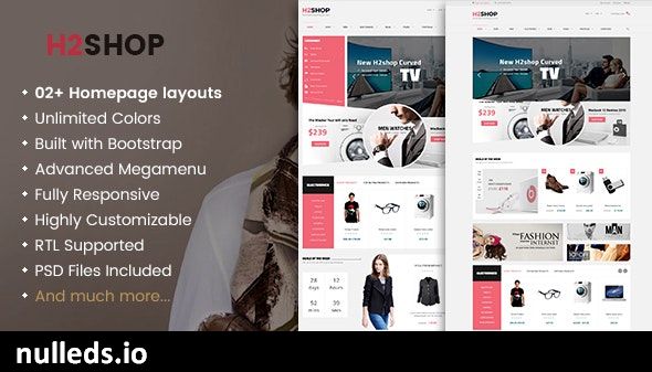 H2Shop - Responsive WooCommerce Shop WordPress Theme