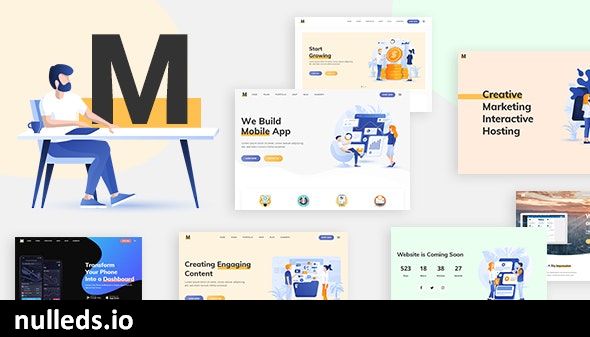 Milu - Tech and App Landing Page WordPress Theme