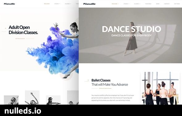 Dance WordPress Theme - Dancing Academy