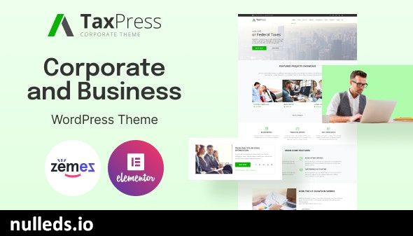 TaxPress - Consulting Services WordPress Theme