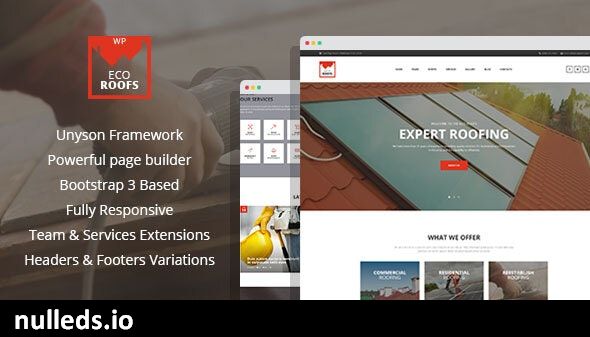 Eco Roofs - Housetop Repair & Renovation WordPress Theme