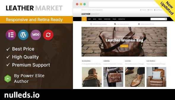 Leather Market - WooCommerce Responsive Theme