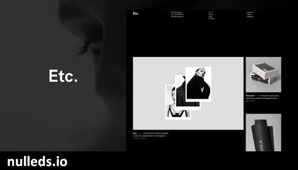 Etc. - Portfolio Creative WordPress Theme