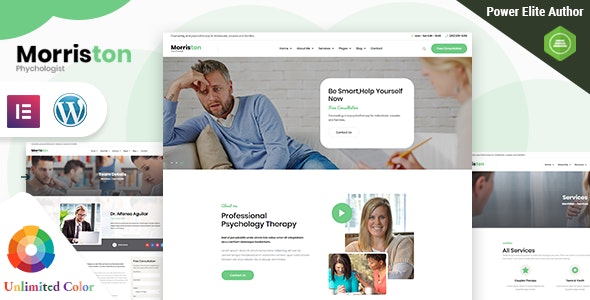 Morriston - Psychologist & Counseling WordPress Theme