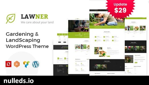 Lawner - Gardening and Landscaping WordPress theme