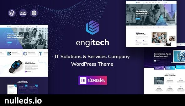 Engitech - IT Solutions & Services WordPress Theme