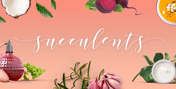 v1.5 Succulents - Healthy Lifestyle and Wellness Theme