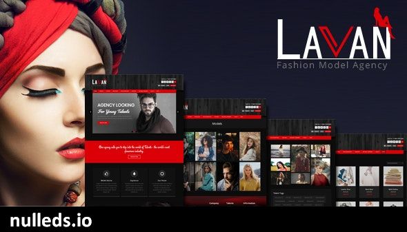 Lavan - Fashion Model Agency WordPress CMS Theme