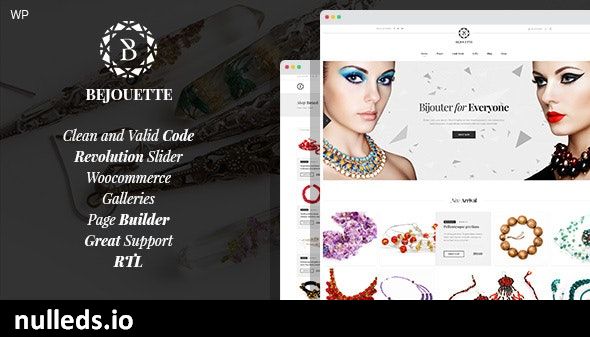 Bejouette - Handmade Jewelry Designer WordPress Theme