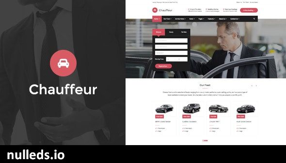 Chauffeur (v1.3) Limousine, Transport And Car Hire WP Theme