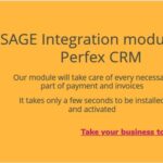 SAGE® Module for Perfex CRM