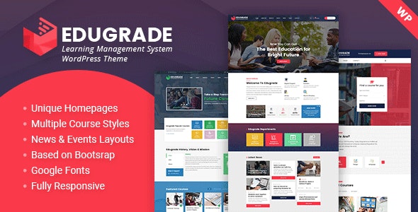 Edugrade - Education WordPress Theme