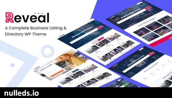 Reveal - Directory & Listing WordPress Theme