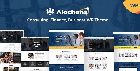 Alochona - Business Consulting WordPress Theme + RTL