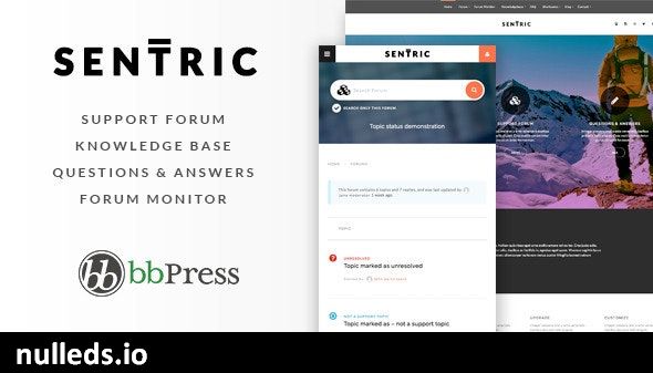 Sentric | Support Forum WordPress Theme