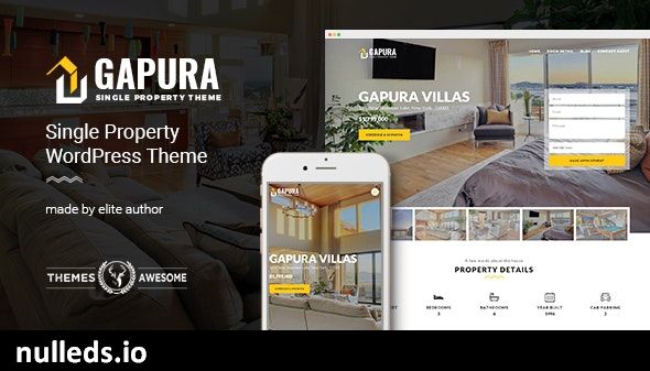 Gapura - Single Property WordPress Theme