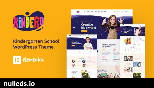 Kindero - Kindergarten School WordPress Theme