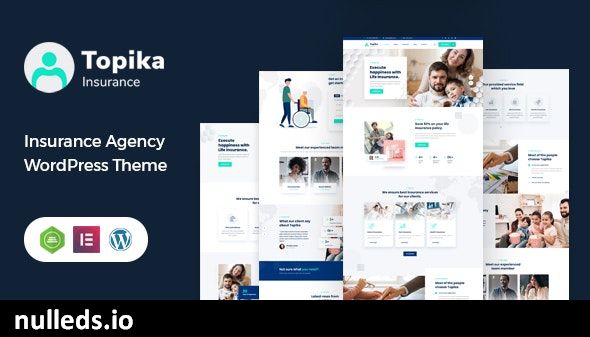 Topika - Insurance Company WordPress Theme