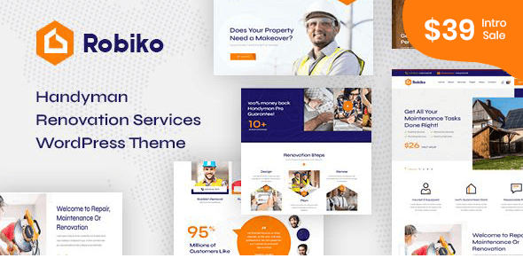 Robiko - Handyman Renovation Services WordPress