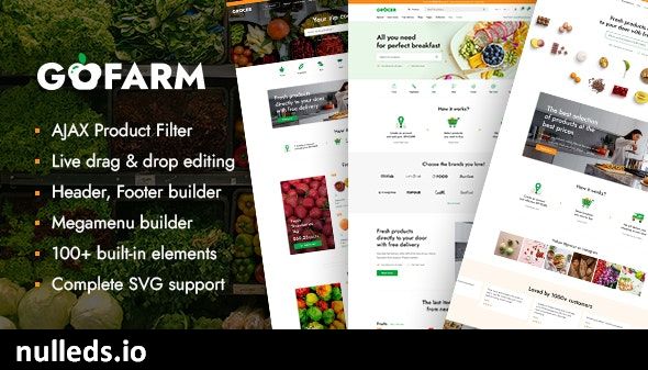 Gofarm - Grocery WooCommerce WordPress Theme