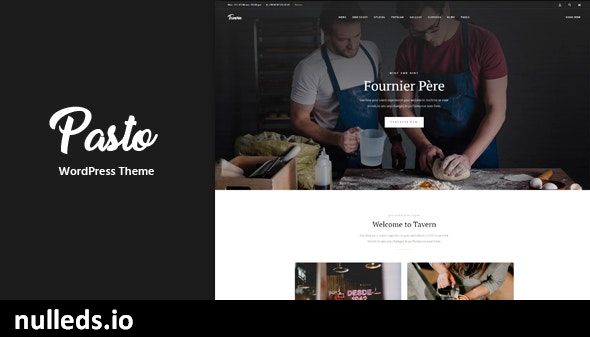 Pasto - Restaurant & Cafe Responsive WordPress Theme