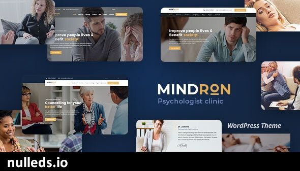 Mindron - Psychology & Counseling WordPress Theme