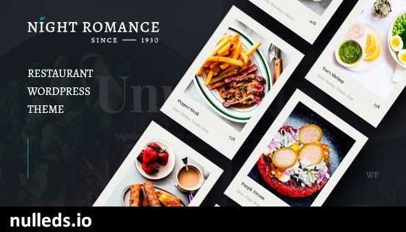 Nightromance - Restaurant WordPress Theme