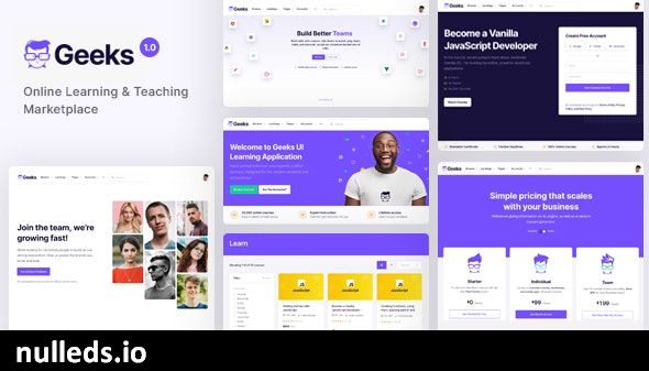 Geeks (v1.2.17) Online Learning Marketplace WordPress Theme