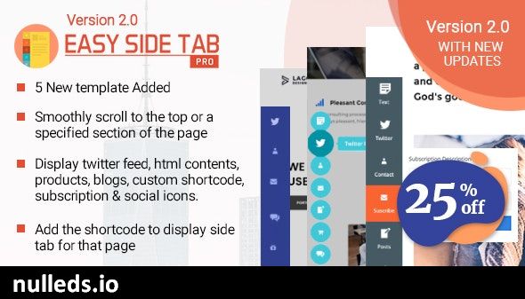 Easy Side Tab Pro - Responsive Floating Tab Plugin For Wordpress